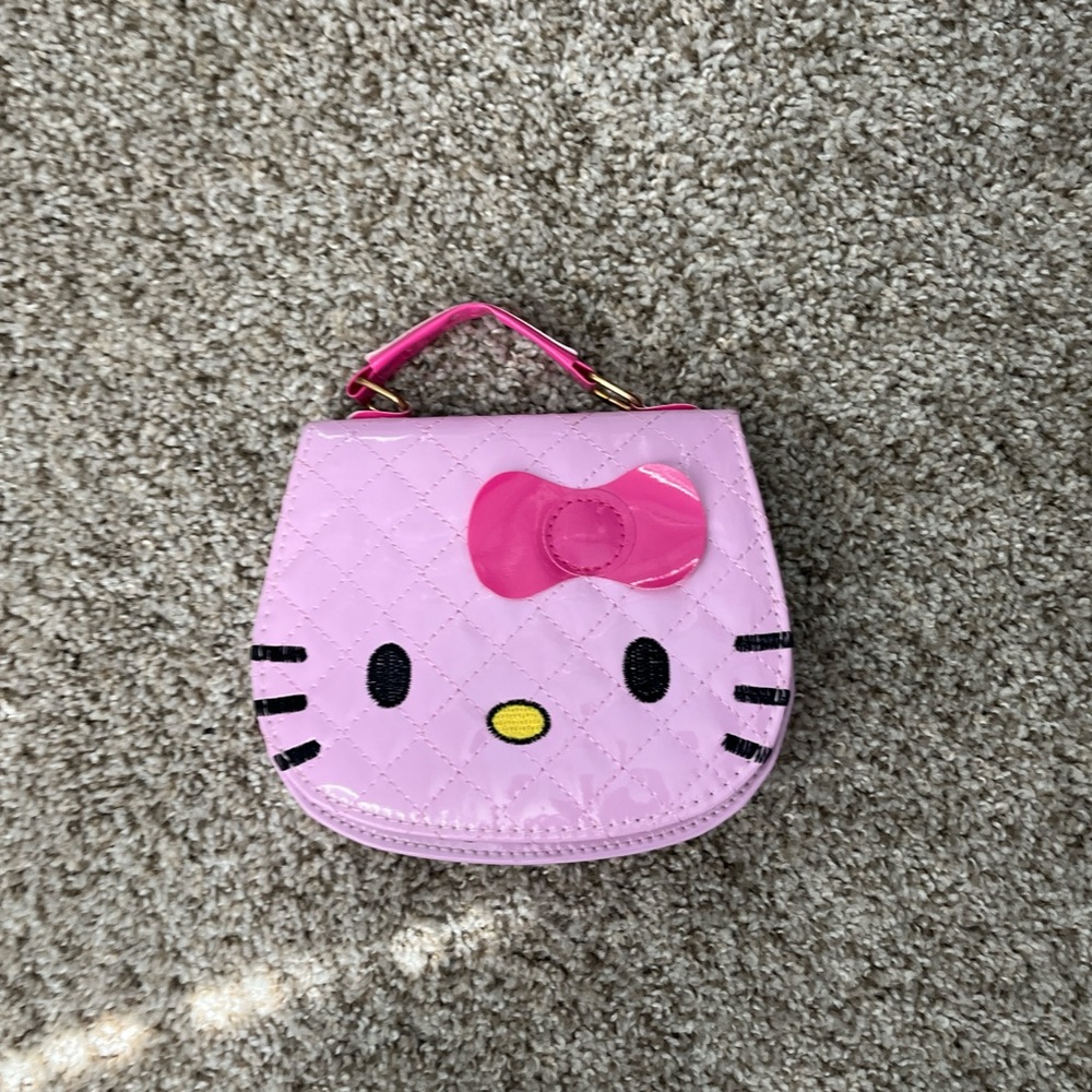 Hello Kitty Pink Quilted Kids Purse
